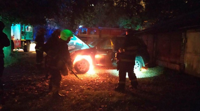 В Минске одному из журналистов подожгли автомобиль