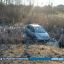 Под Гродно на перекрестке джип отправил легковушку в канаву 0