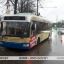 В Гомеле троллейбус вынесло на тротуар 2