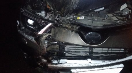 В Минском районе пешеход без фликера попал под колеса двух легковушек
