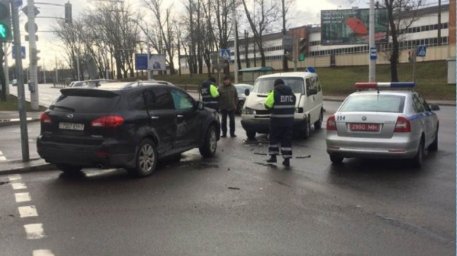 Двое детей пострадали в ДТП в Минске